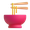 steaming bowl